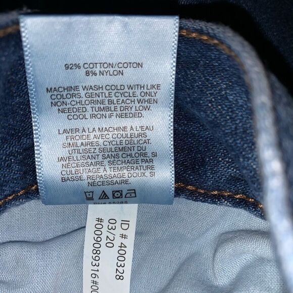 Express Cropped Wide Leg High Rise Jeans - Picture 8 of 10